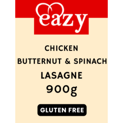 Chicken, Butternut, Spinach & Feta Lasagne ±900g - GF Frozen